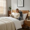 UGEYAO Reading Pillows for Sitting in Bed Kids/Teens/Adults, Velvet Back