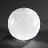 NKlaus Natural Selenite Crystal Balls 70 mm Meditation Gemstone Quartz