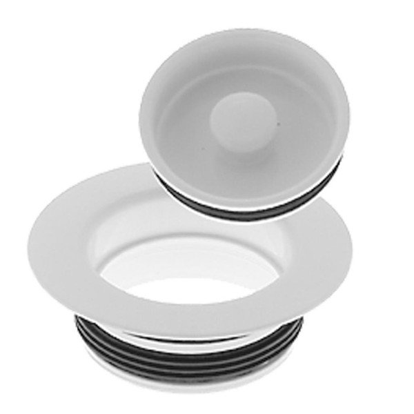 Westbrass D2091-50 Replacement Disposal Flange, Powder Coat White
