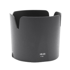 vhbw Lens Hood Compatible with Nikon AF-S NIKKOR 80-400mm 1:4.5-5.6G ED VR 77mm Lens Black Plastic Kidney Shaped 4.4"