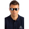 Cressi Ninja Polarized Square Sunglasses, Black/Black, Dark Grey Lens, One