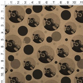 GRAPHICS & MORE Headphone Chimp Monkey Wall Premium Kraft Gift Wrap Wrapping Paper Roll
