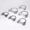 2 Piece Car Clamp M8 Pipe Clamp Ø52-80 mm Special