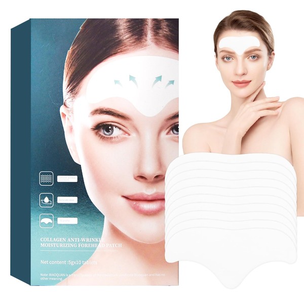 Thoquene Pack of 10 wrinkles plasters, anti-wrinkle, microneedling facial patches
