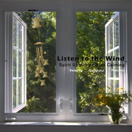 Highland Cow Wind Chimes Outdoor - Large Memorial Wind Chimes for Loss of Loved One, Cute Metals Hanging Highlands Cattle Wind Spinner Decor for Garden, Patio, Backyard, Porch