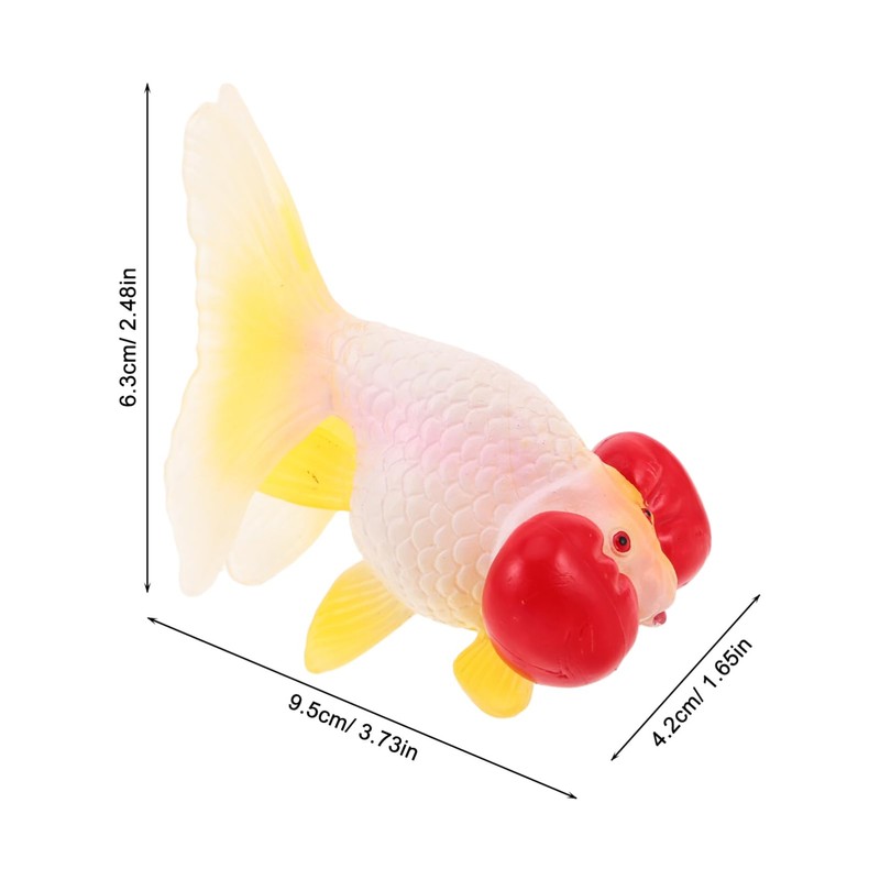 KICHOUSE Realistic Plastic Goldfish Simulation for Educational Artificial Fish Tank