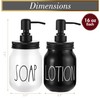 Hand Soap and Lotion Dispenser Set by Brighter Barns -