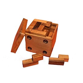 Packing Box Z Pentomino Puzzle, Packing Puzzle 3D Cube Puzzle, Holzpuzzle, Knobelholz Puzzlespiel, Pentominoes Legepuzzle, Tangram, Soma Cube, Figurenpuzzle, IQ Test, Knobelspiel,
