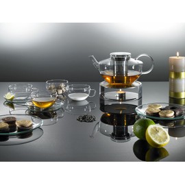 Teapot 'Opus' in simple aesthetics with stainless steel strainer, 1,2 litre