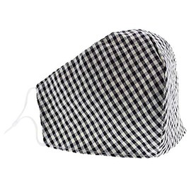 Zac's Alter Ego Checkered Gingham Print Face Mask/Cover