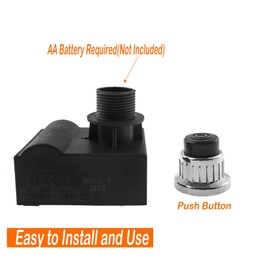 BBQ Future 4 Outlets Universal Electric Push Button Igniter BBQ Replacement for Char-Broil, Brinkmann, Grillmaster, Kenmore, Nexgrill, Brinkmann, Grillware and Others Gas Grills, Silver