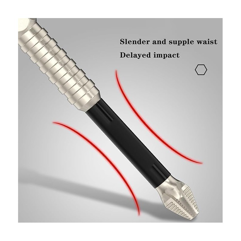 High Magnetic Screwdriver Drill Bit Set 9pcs,Durable Hardened Steel Drill