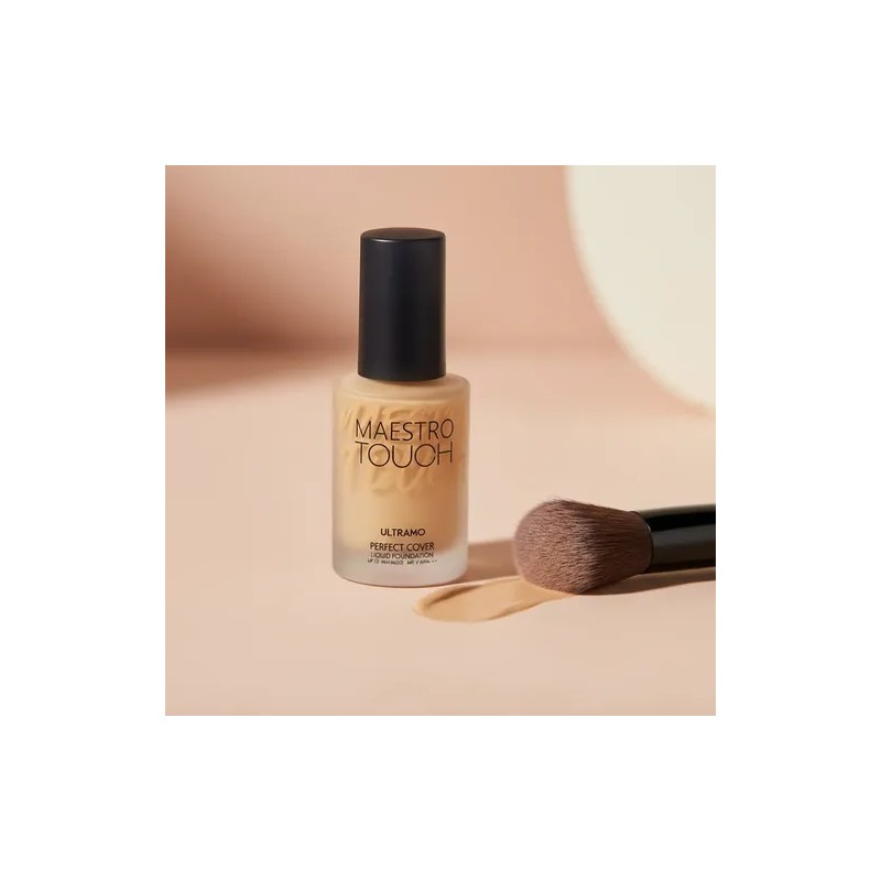 Base Maquillaje Maestro Touch Mate Fps15 De Alta Cobertura