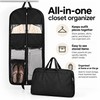 Reusable Hanging Garment Bags – Waterproof Dustproof Zippered Clothes Covers