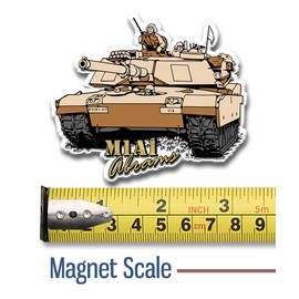 U.S. Army Vehicle Magnet Set by Classic Magnets, 4-Piece Set, Collectible Souvenirs Made in The USA