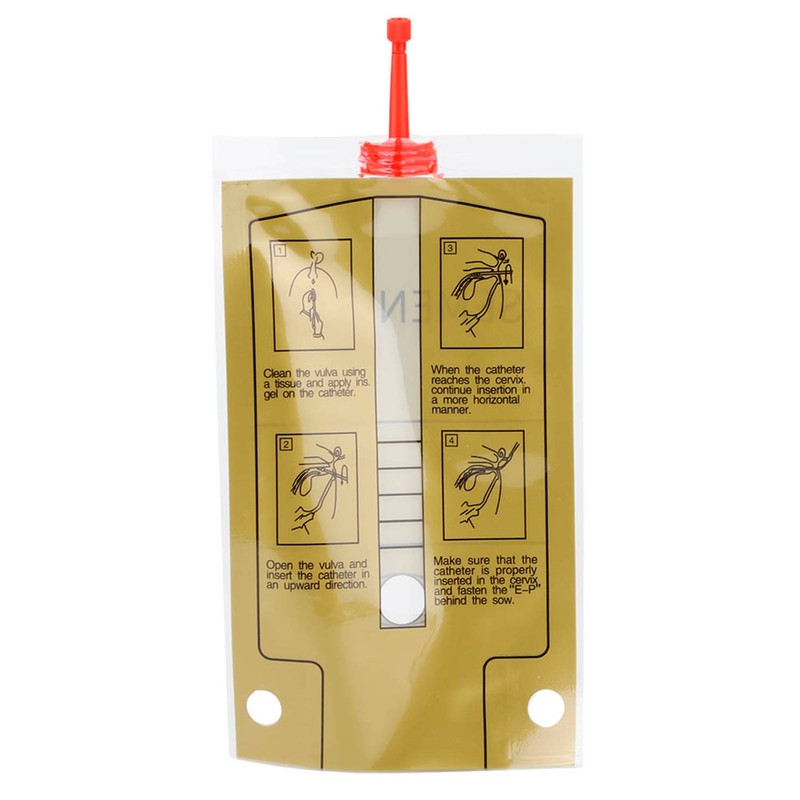 50pcs 100ml Disposable Plastic Pig Insemination Semen Bag Veterinary Equipment