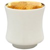 Arita Ware Pottery Kiln White Matte Fukiuchi Gold Painted Pestle