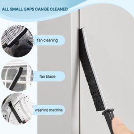 SUOXU Spaltreinigungsbürste,4 Stück Hartborsten Eckenreinigungsbürste,Fugenbürste, Crevice Cleaning Brush,Tiefenreinigung Von Reinigungsbürste für WC Bad Küchen und Haushalt Reinigungswerkzeug-4pcs