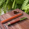 LACHIEVA LUX Nice Elegant Rosewood Rollerball Pen with Ruler/Book mark