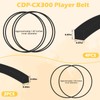 Upgrade 2 Door Belt CD Player Belts and 4 Drive
