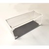 Acrylic Display Case with Wood Base, 250mm x 100mm x