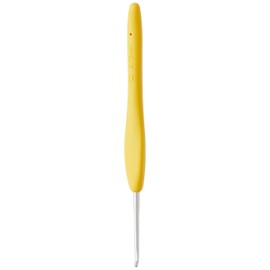 CLOVER 1041/C Yellow Amour Crochet Hook, Size C, 2.75mm