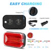 SUPAREE Wireless Magnetic Trailer Tail Lights Kit, LED Rechargeable Tow