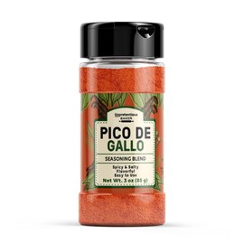 Unpretentious Pico de Gallo Seasoning, 3 oz, Spicy & Salty, Easy to Add, Seasoning Blend