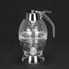 TONGMAN Acrylic Honey Dispenser,Syrup Dispenser, with Stand Honey Container ，Beautiful
