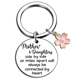 Mother and Daughter Birthday Gifts for Mom from Daughter Children Kids Best Funny Meaningful Keychian for Mom Women Her Mother’s Day Unique Mom Gifts Bulk Gratitude Presents Anniversary Christmas Gift