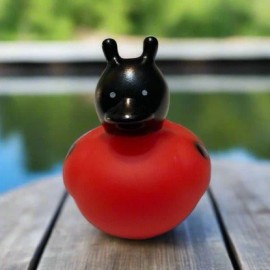 Duck of the Month Ladybug Rubber Duck