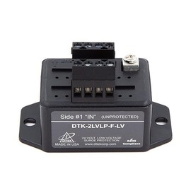 DITEK DTK-2LVLPF 1/2 AMP Fuse, 2 Pair, 200 MA, 24 V, Compatible with NOTIFIER & FIRELITE Panels, Screw Terminal, SLC Loop Protection, Surge Protector