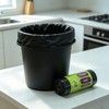 Tall Kitchen Trash Bags 13 Gallon, Easy Tear Black 60