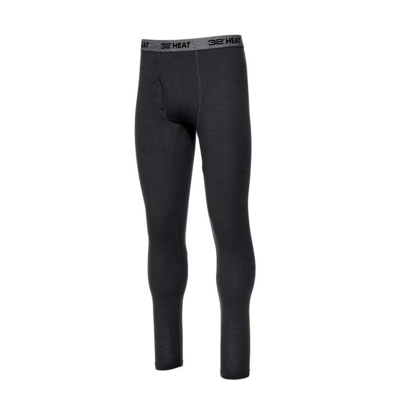 Mens Heat Plus Baselayer Legging, Black, Large