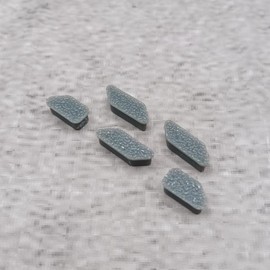 ULEIVA Ersatz Tasten 5X Knopf Grau kompatibel mit Garmin Edge 520 Button GPS Fahrradcomputer Ersatzteil Reparatur (Grau)