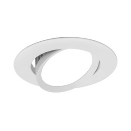 NICOR Lighting DCG Series 4 in. White Gimbal LED Recessed Downlight, 4000K (DCG421204KWH)