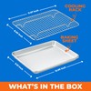 Baking Pan Set - 10.5" x 15" Aluminum Baking Pan