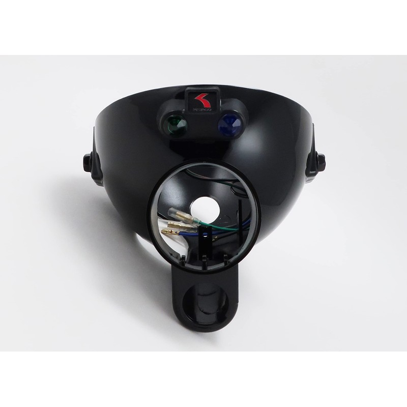 キタコ(KITACO) ヘッドライトケース モンキー(MONKEY)/ゴリラ/エイプ50/エイプ100等 ブラック 800-1083301