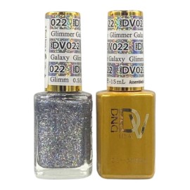 DND Diva Duo Gel & Matching Nail Polish - 022 Glimmer Galaxy
