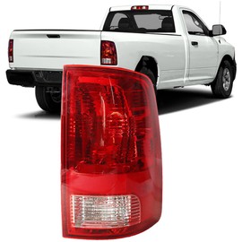 WFLNHB Right Side Tail Light Assembly Replacement for Ram 1500 2500 3500 2009-2018 Passenger Side Rear Tail Light Lamp CH2819124 55277415AC