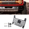Front License Plate Holder Mount Compatible with 2021-2025 Ford Bronco