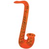 1 x Fancy Dress Party Inflatable 75cm Coloured Jazz Saxaphone