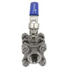 3PCBV-WOG1000-F050-1 Full Port Ball Valve, 1/2" NPT, 3 Piece, 304