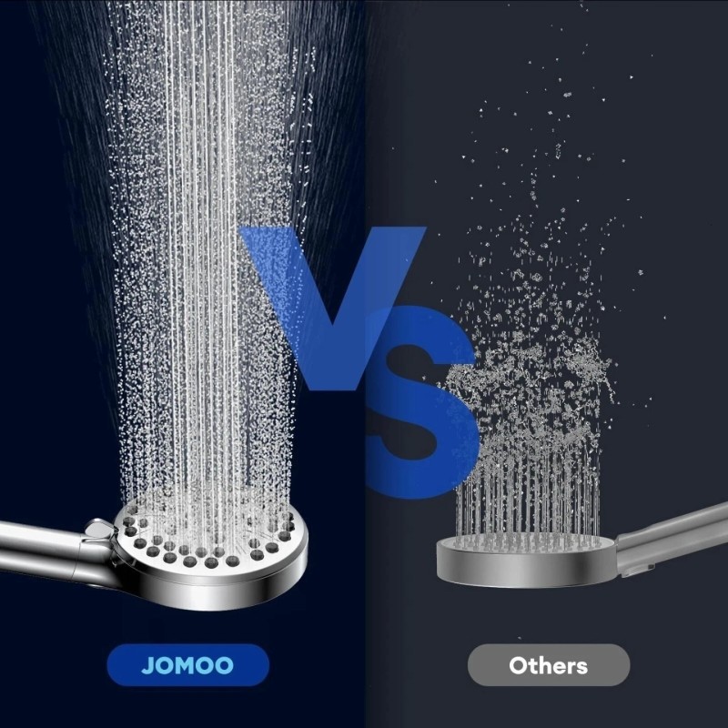 JOMOO Handheld Shower Head with Filter, 10 Spray High-Pressure Showerhead