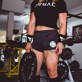 Muñequeras deportivas para hombres y mujeres, muñequeras deportivas para atletismo, muñequeras para entrenamiento de pesas rusas, levantamiento de pes