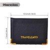 MAKKAI Unisex Soft Leather Travel Card Bus Pass Holder Credit