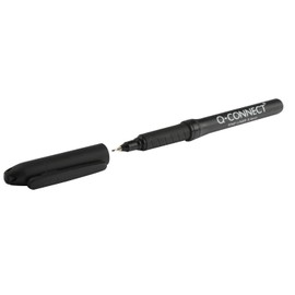 Q-Connect Fineliner Pen 0.4mm Black [per Pack: 10]