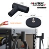 ULIBERMAGNET Magnetic Hooks Heavy Duty,Strong Magnetic Coat Hooks for Hanging,Anti-Slip