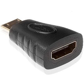 Poppstar HDMI to Mini HDMI Adapter HDMI Jack Socket to Mini HDMI Plug Full HD