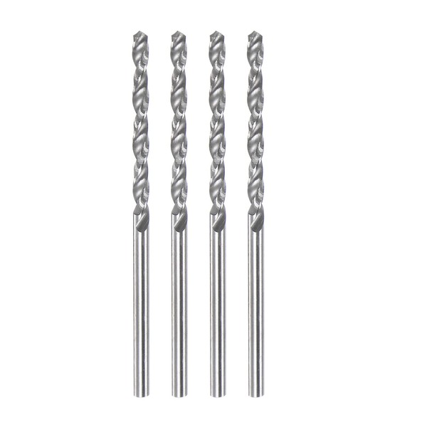 HARFINGTON 4pcs Solid Carbide Drill Bits 1.7mm C3/K10 Tungsten Carbide
